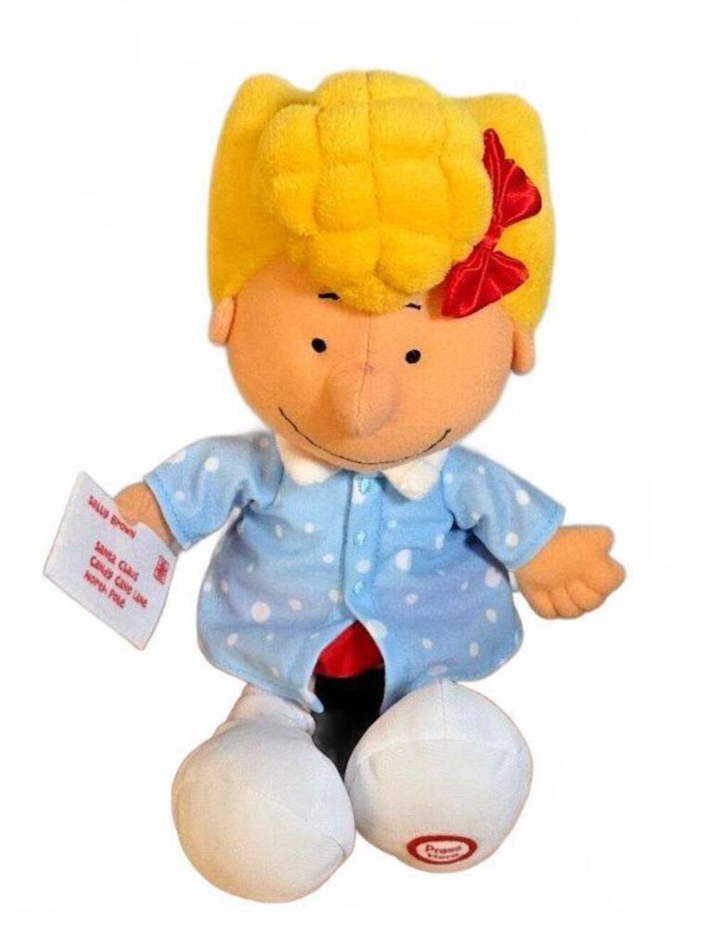 Hallmark Peanuts Sally Brown Plush Letter to Santa Claus from 2009 Non Working